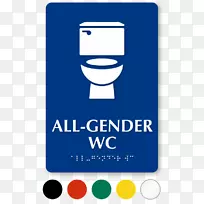 男女公厕标志浴室-卫生间标志