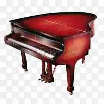 数字钢琴演奏者钢琴电子琴