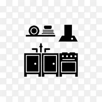 图标厨房设计厨房橱柜翻新电脑图标-厨房
