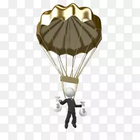 降落伞动画降落伞夹艺术.降落伞