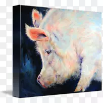 猪油画水彩画艺术