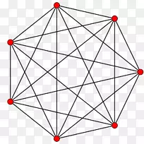 八角形正多边形对角十四角-五尖星