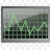 绿色显示设备计算机图标线字体线