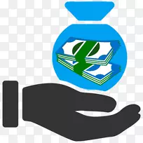 电脑图标工资支付金钱教育运动