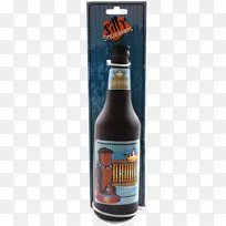 液化啤酒瓶-玻璃瓶-啤酒标签