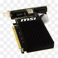显卡和视频适配器NVIDIA GeForce GT 710数字视觉接口GDDR 3 SDRAM-低轮廓