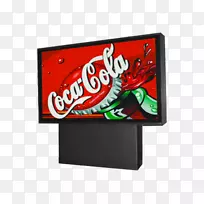 可口可乐汽水碳酸瓶冰户外广告
