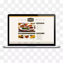 网页设计web开发图形设计在线餐厅菜单