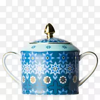 茶壶杯瓷糖盆