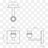 纸面平面图白色品牌-古典遮阳