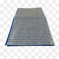 纺织品微软天蓝色地毯顶部视图