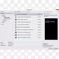 Windows Phone visual basic microsoft visual studio c#-网络主题