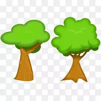 树木电脑图标剪贴画生态环境
