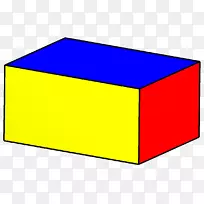 角长方体多边形几何剪贴画角