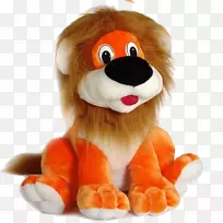 狮子填充动物&可爱的玩具熊毛绒-狮子
