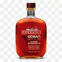 波旁威士忌蒸馏饮料杰斐逊的波旁酒桶浓威士忌酒桶