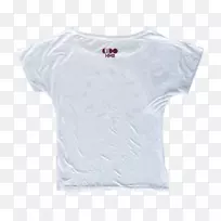 t恤肩袖-两件白色t恤