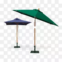雨伞花园家具柚木遮阳伞