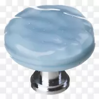 西托玻璃冰川粉蓝厨架