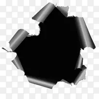 纸黑洞摄影黑白黑洞
