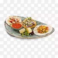 开胃菜、素食、地中海菜、莫莱特早餐-墨西哥食物