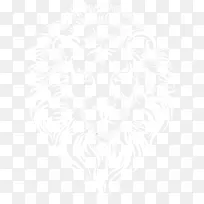 白线天空plc字体-白垩风格