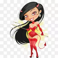 魔鬼卡通画-魔鬼