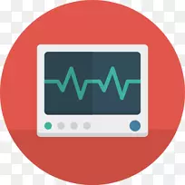 电脑图标电脑监控病人服务