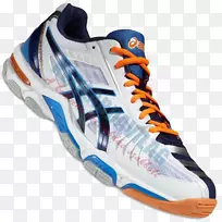 Asics.金丝雀码头鞋排运动鞋.排球