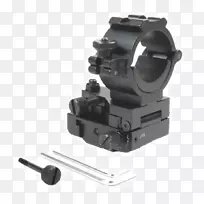 织机钢轨安装望远镜瞄准镜皮卡蒂尼钢轨手电筒.手电筒