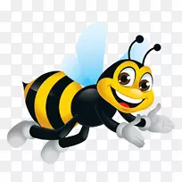 欧洲黑蜂昆虫大黄蜂剪贴画-蜜蜂