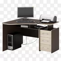 桌上电脑桌Венге橡木桌