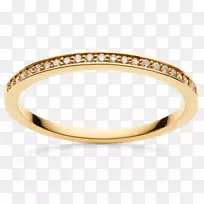 彩色金婚戒指钻石克拉-无限之爱