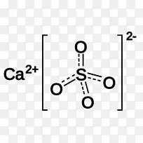 硫酸钙铜(Ⅱ)硫酸盐结构-钙