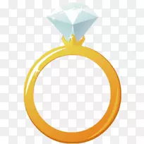 订婚戒指珠宝夹艺术戒指