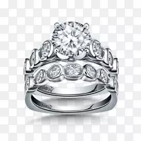结婚戒指珠宝金钻石结婚戒指