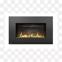 壁炉插入壁炉架直通式壁炉燃气加热器-炉子
