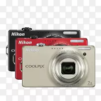 无反射镜可互换镜头照相机Nikon Coolpix s 6300相机镜头点拍摄相机尼康照相机