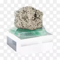 矿物晶体玛瑙石英黄铁矿-功率点