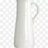 花瓶罐陶瓷罐装饰艺术.白色花瓶
