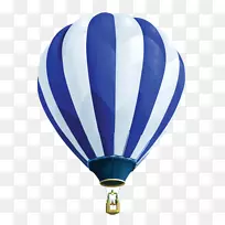 热气球蓝气球