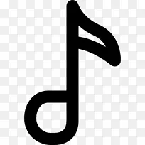 电脑图标音乐音符第八音符剪贴画.音符