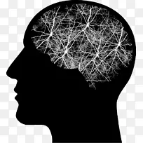 人头-人的大脑-人的身体-脑
