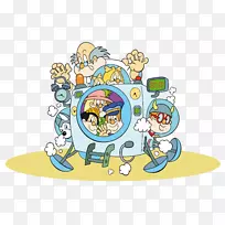 人类行为动物娱乐剪贴画线