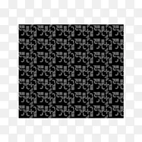 视觉艺术矩形黑色m字体-时尚海报