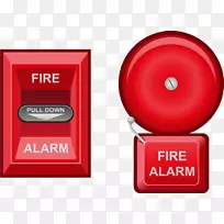 火灾报警系统安全警报系统报警装置防火报警控制板-火警