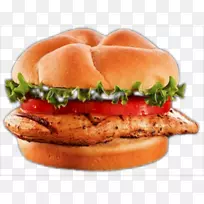 鲑鱼汉堡芝士汉堡鸡肉三明治烤鸡快餐-菜单
