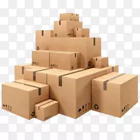 瓦楞纸纸板箱货物包装和标签箱