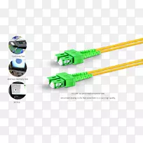 网络电缆单模光纤连接器光纤电缆光纤连接器