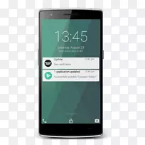 智能手机功能手机Android棒棒糖绿色机器人滑动-智能手机